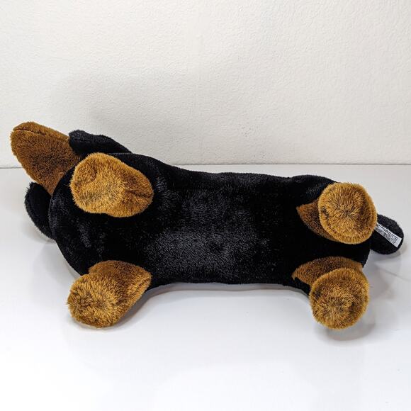 Aurora World Vintage Dachshund Realistic Large Plush Black Brown Weiner Toy 20" - Picture 4 of 8